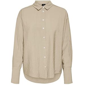VERO MODA Dam VMLENA LS-skjorta WVN NOOS topp, Irish Cream, XS, Irländsk grädde, XS VERO MODA Dam VMLENA LS-skjorta WVN NOOS topp, Irish Cream, XS, Irländsk grädde, XS