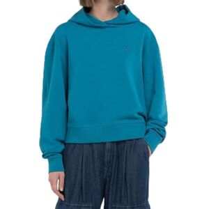 Replay dam hoodie, 181 Påfågel, S Replay dam hoodie, 181 Påfågel, S