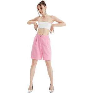 Trendyol Dam mobil detaljerade shorts & bermuda casual shorts, rosa, 34 Trendyol Dam mobil detaljerade shorts & bermuda casual shorts, rosa, 34