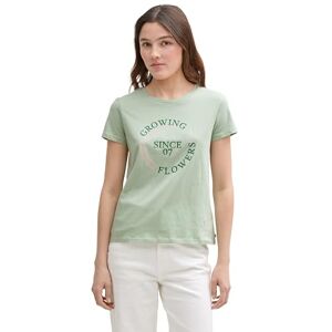 TOM TAILOR Denim T-shirt för kvinnor, 13632 – färsk mintgrön, XXL TOM TAILOR Denim T-shirt för kvinnor, 13632 – färsk mintgrön, XXL