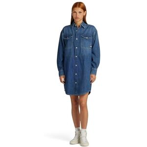 G-STAR RAW avslappnad dragsko denim klänning, Blå (Faded Noosa Blue D24353-d252-g310), XS G-STAR RAW avslappnad dragsko denim klänning, Blå (Faded Noosa Blue D24353-d252-g310), XS