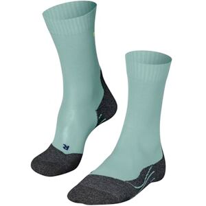FALKE dam Vandringsstrumpor TK2 Explore Cool W So lyocell funktionsgarn tjock anti-blåsor 1 par, Grön Mint 7630, 37-38 FALKE dam Vandringsstrumpor TK2 Explore Cool W So lyocell funktionsgarn tjock anti-blåsor 1 par, Grön Mint 7630, 37-38