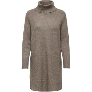 ONLY Onlhouston Ls klänning rullhals KNT, Valnöt, XS ONLY Onlhouston Ls klänning rullhals KNT, Valnöt, XS
