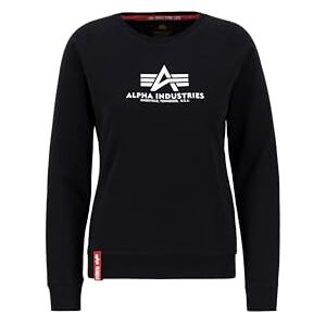 Alpha Industries New Basic Sweatshirt för damer Black Alpha Industries New Basic Sweatshirt för damer Black