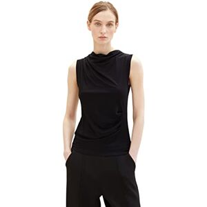 TOM TAILOR Dam 1036799 topp, 14482-Deep Black, M, 14482 – djup svart, M TOM TAILOR Dam 1036799 topp, 14482-Deep Black, M, 14482 – djup svart, M