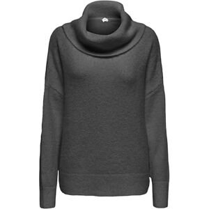 ONLY Onlazu Ls Cowlneck KNT, Mörkgrå melange, XL ONLY Onlazu Ls Cowlneck KNT, Mörkgrå melange, XL