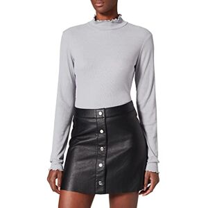 NA-KD Babylock Långärmad Toppar Damskjorta, Grå, S NA-KD Babylock Långärmad Toppar Damskjorta, Grå, S
