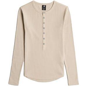 G-STAR Henley Slim t ls wmn, Beige (Dk Brick D27975-e136-1214), S G-STAR Henley Slim t ls wmn, Beige (Dk Brick D27975-e136-1214), S