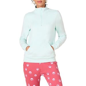 Amazon Essentials långärmad fleecetröja för kvinnor med kvartsblixtlås (finns i plusstorlek), aquablått, XX-Large Amazon Essentials långärmad fleecetröja för kvinnor med kvartsblixtlås (finns i plusstorlek), aquablått, XX-Large