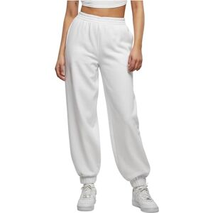 Build Your Brand dam dam hög midja ballong sweatpants byxor, Vit, M Build Your Brand dam dam hög midja ballong sweatpants byxor, Vit, M