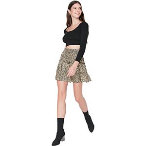 Trendyol Dam mini smock klänning skater vävd kjol, gUL, 66 SE Trendyol Dam mini smock klänning skater vävd kjol, gUL, 66 SE