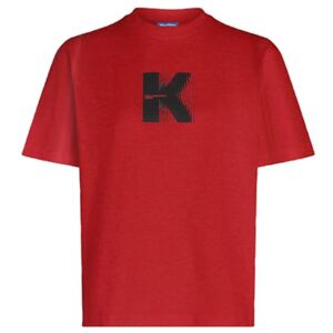 KARL LAGERFELD JEANS , kvinnor, normal kortärmad K-logotyp, t-shirt, normal passform, pompeian röd, XS, röd, XS KARL LAGERFELD JEANS , kvinnor, normal kortärmad K-logotyp, t-shirt, normal passform, pompeian röd, XS, röd, XS