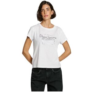 Pepe Jeans dam ROSABELLA T-shirt, vit (vit), XS, Vit (vit), XS Pepe Jeans dam ROSABELLA T-shirt, vit (vit), XS, Vit (vit), XS