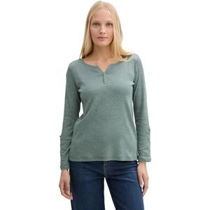 TOM TAILOR T-shirt för kvinnor, 37444 – Off White Green Small Stripe, S TOM TAILOR T-shirt för kvinnor, 37444 – Off White Green Small Stripe, S