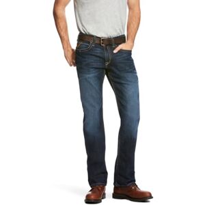 ARIAT Rebar M4 avslappnad DuraStretch Edge Boot Cut Jeans, Maritimt, 44W x 36L ARIAT Rebar M4 avslappnad DuraStretch Edge Boot Cut Jeans, Maritimt, 44W x 36L