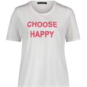 Betty Barclay T-shirt för kvinnor, Patch vit/röd, 42 Betty Barclay T-shirt för kvinnor, Patch vit/röd, 42