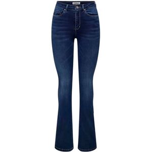 ONLY Onlroyal Hw Sweet Flared Bj13964 Jeans, mörkblå denim, 34 FR/XS/L dam, Mörkblå denim, 32/XS-L ONLY Onlroyal Hw Sweet Flared Bj13964 Jeans, mörkblå denim, 34 FR/XS/L dam, Mörkblå denim, 32/XS-L