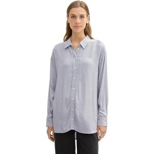 TOM TAILOR Denim damblus, 10658 – Cement Grey Mélange, S TOM TAILOR Denim damblus, 10658 – Cement Grey Mélange, S