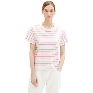 TOM TAILOR Dam 1036772 t-shirt, 31726-Offwhite rosa Stripe, S, 31726 – Offwhite Pink Stripe, S TOM TAILOR Dam 1036772 t-shirt, 31726-Offwhite rosa Stripe, S, 31726 – Offwhite Pink Stripe, S