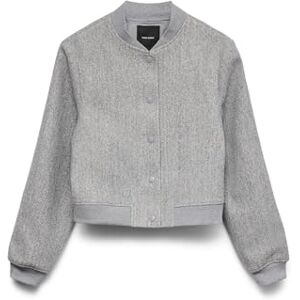 VERO MODA damblus VMCHLOE jacka, Medium grå melerad, XL VERO MODA damblus VMCHLOE jacka, Medium grå melerad, XL