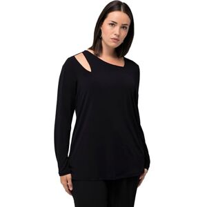Ulla Popken dam cut-Out T-shirt, blå, 54-56 Ulla Popken dam cut-Out T-shirt, blå, 54-56