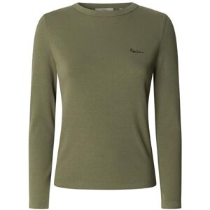 Pepe Jeans Betina T-shirt för kvinnor, grön (Khaki Green), S, Grön (Khaki-grön), S Pepe Jeans Betina T-shirt för kvinnor, grön (Khaki Green), S, Grön (Khaki-grön), S