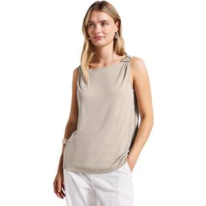 Street One Silk Look Top, Morning beige, 46 Street One Silk Look Top, Morning beige, 46