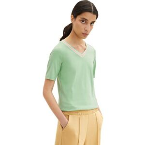 TOM TAILOR Damer T-shirt 1035472, 31034 Okra Green, M TOM TAILOR Damer T-shirt 1035472, 31034 Okra Green, M