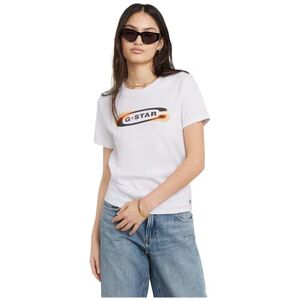 G-STAR RAW Old Skool-logotyp, Vit (White D25031-c812-110), XXS G-STAR RAW Old Skool-logotyp, Vit (White D25031-c812-110), XXS