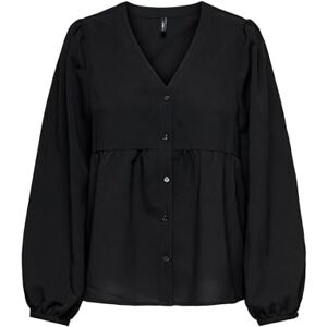 ONLY Onlnova Life Elite L/S Ebba Top, svart, XL ONLY Onlnova Life Elite L/S Ebba Top, svart, XL