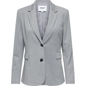ONLY Onllykke Life L/S Fit Blazer TLR, Ljusgrå melange, 36 ONLY Onllykke Life L/S Fit Blazer TLR, Ljusgrå melange, 36