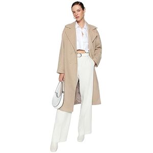 Trendyol Kappa – grå – maxi, Greige, 42 Trendyol Kappa – grå – maxi, Greige, 42