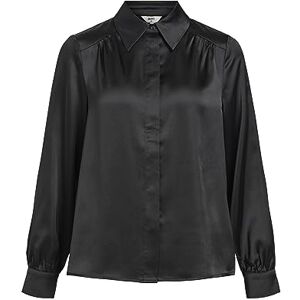 Object OBJSATEEN L/S Shirt NOOS, svart, 36 Object OBJSATEEN L/S Shirt NOOS, svart, 36