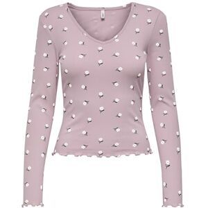 ONLY Onlina L/S V-hals topp JRS, Keepsake Lilac, XS ONLY Onlina L/S V-hals topp JRS, Keepsake Lilac, XS