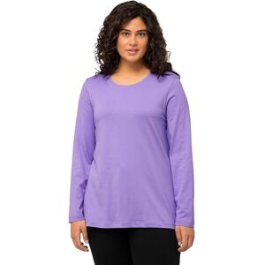 Ulla Popken Ulla popkar, damer, stora storlekar, långärmad skjorta, Blå syren, 46-48 Ulla Popken Ulla popkar, damer, stora storlekar, långärmad skjorta, Blå syren, 46-48