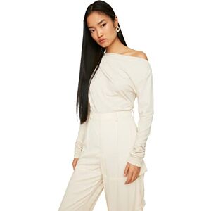 Trendyol Damsten Kayak Collar Draped stickad blus, XS Trendyol Damsten Kayak Collar Draped stickad blus, XS