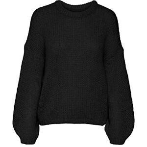 VERO MODA dam Tröja Vmada Ls O-neck tröja Ga Noos, Schwarz, XL VERO MODA dam Tröja Vmada Ls O-neck tröja Ga Noos, Schwarz, XL