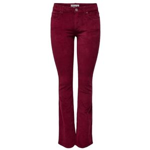 ONLY Onlmary-Global Mid Cord utsvängd PNT Noos, Cabernet, 46W / 34L ONLY Onlmary-Global Mid Cord utsvängd PNT Noos, Cabernet, 46W / 34L