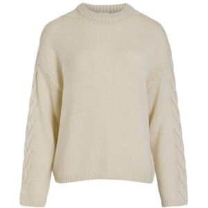 Vila Vimoyano L/S hög hals stickad tröja/Pb, Björk, L Vila Vimoyano L/S hög hals stickad tröja/Pb, Björk, L