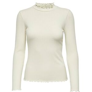 JDY Dam fransiska L/S Highneck Top JRS Noos långärmad tröja, Whitecap grå, S JDY Dam fransiska L/S Highneck Top JRS Noos långärmad tröja, Whitecap grå, S