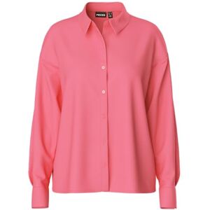 PIECES PCFRANAN LS Shirt NOOS BC, Rosa lemonad, XL PIECES PCFRANAN LS Shirt NOOS BC, Rosa lemonad, XL