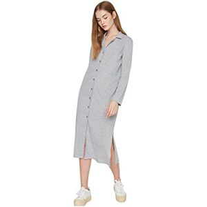 Trendyol Klänning Bourgogne Midi, Grått, M Trendyol Klänning Bourgogne Midi, Grått, M