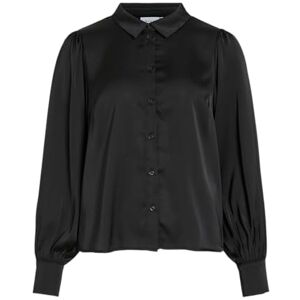 Vila Vienna Ravenna L/S Balloon skjorta – Noos, Svart skönhet, 34 Vila Vienna Ravenna L/S Balloon skjorta – Noos, Svart skönhet, 34