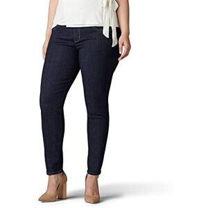 Lee Jeans i plusstorlek för kvinnor, skulpterande, smal passform, dra på-modell, 26 Plus Petite Lee Jeans i plusstorlek för kvinnor, skulpterande, smal passform, dra på-modell, 26 Plus Petite