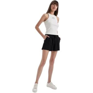 DeFacto Bermuda jeans för kvinnor – byxor stretch shorts jeans, svart, XXL DeFacto Bermuda jeans för kvinnor – byxor stretch shorts jeans, svart, XXL