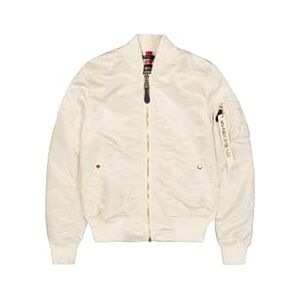 Alpha Industries Ma-1 Vf Lw Bomberjacka för kvinnor, Vintage White, S Alpha Industries Ma-1 Vf Lw Bomberjacka för kvinnor, Vintage White, S