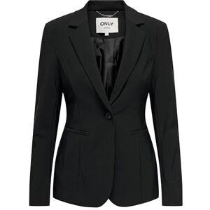 ONLY Damer Onltravel L/S Fit TLR Noos Blazer, svart, 36 ONLY Damer Onltravel L/S Fit TLR Noos Blazer, svart, 36