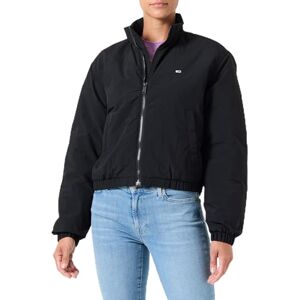 Tommy Jeans dam TJW ESSENTIAL VADDERAD JACKA DW0DW19688 Bomberjacka, Svart (Svart), M, svart (svart), M Tommy Jeans dam TJW ESSENTIAL VADDERAD JACKA DW0DW19688 Bomberjacka, Svart (Svart), M, svart (svart), M