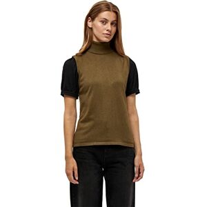 Minus 33 Dam Raka Knit Turtleneck blus, Mörk olivolangerad, L Minus 33 Dam Raka Knit Turtleneck blus, Mörk olivolangerad, L