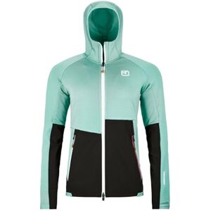 ORTOVOX Fleece Rib Hoody W Aquatic Ice 40 dam ORTOVOX Fleece Rib Hoody W Aquatic Ice 40 dam